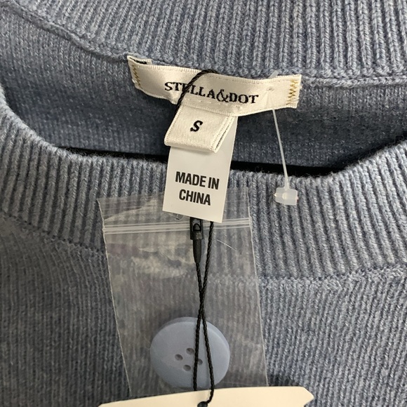 NWT Stella & Dot Button Sides Sweater Size S - Picture 5 of 8